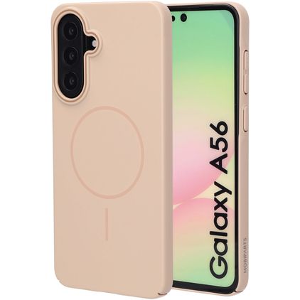 Mobiparts Slim Line Samsung Galaxy A56 MagSafe Hardcase Backcover - Dune Sand