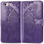 Mobigear Butterfly iPhone 16e Hülle Klapphülle Geldbörse - Lila