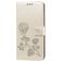 Mobigear Roses Samsung Galaxy A10 Klapphülle Portemonnaie - Gold
