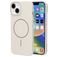 Mobiparts Slim Line iPhone 15 MagSafe Hülle Hardcase Backcover - Off White