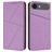 Mobigear Frosted Flip iPhone Air Hülle Klapphülle Geldbörse - Lila