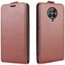 Mobigear POCO F2 Pro Hülle Flipcase - Braun