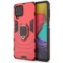 Mobigear Armor Ring Samsung Galaxy M53 Hülle Hardcase Backcover Stoßfest mit Ringhalter - Rot