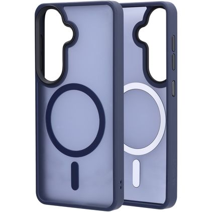 Mobiparts Hardcover Samsung Galaxy S26 MagSafe Hardcase Backcover - Satin Blue