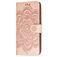 Mobigear Mandala Motorola One Hyper Hülle Klapphülle Geldbörse - Roségold