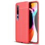 Mobigear Luxury Xiaomi Mi 10 Hülle Flexibles TPU Backcover - Rot