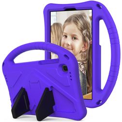 Mobigear AeroArmor Samsung Galaxy Tab A7 Lite Tablet Hülle für Kinder mit Tragegriff + Stifthalter - Lila
