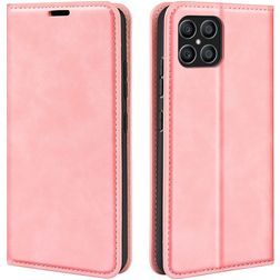 Mobigear Retro Slim HONOR X8 Hülle Klapphülle Geldbörse - Pink