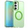 Mobigear Shockproof Samsung Galaxy S25 FE MagSafe Hardcase Backcover - Grün