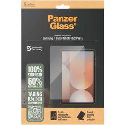 PanzerGlass Ultra Wide Fit Samsung Galaxy Tab S10 FE Panzerglas Displayschutz - Hüllenfreundlich