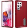 Mobigear Rugged Stand Samsung Galaxy S23 Ultra Hülle Hardcase Backcover Stoßfest mit Ständer - Rot
