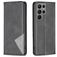 Mobigear Rhombus Slim Samsung Galaxy S24 Ultra Hülle Klapphülle - Schwarz