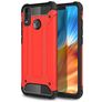 Mobigear Outdoor HONOR 9X Lite Hülle Hardcase Backcover Stoßfest - Rot