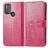 Mobigear Clover Motorola Moto G50 Klapphülle Portemonnaie - Pink