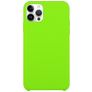 Mobigear Rubber Touch iPhone 15 Pro Silikon Hülle Backcover - Limette