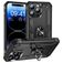 Mobigear Armor Ring iPhone 16 Pro Max Hülle Hardcase Backcover Stoßfest mit Ringhalter - Schwarz