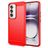 Mobigear Brushed Slim OPPO Reno 12 Pro Hülle Flexibles TPU Backcover - Rot