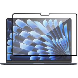 GrizzlyCoat MacBook Air 15 Zoll (2023-2025) Displayschutz Anti-Glare Schutzfolie - Hüllenfreundlich - Schwarz Model A2941 / A3114 / A3241