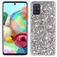 Mobigear Glitter Samsung Galaxy A73 Hülle Hardcase Backcover - Silber