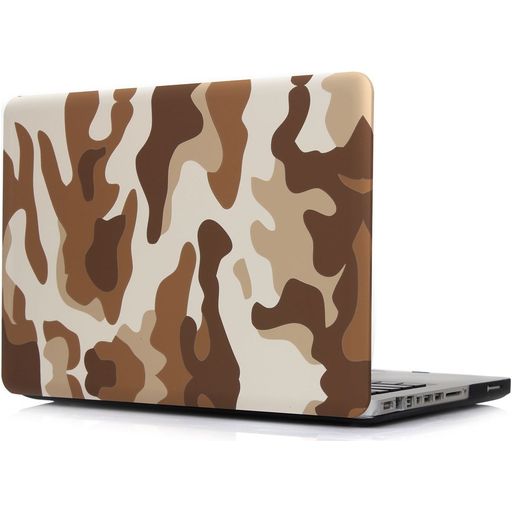Mobigear Design MacBook Pro 15 Zoll (2016-2019) Hardcase Hülle MacBook Case - Desert Camauflage - Model A1707 / A1990