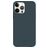 Valenta Snap Luxe iPhone 13 Pro Max Hülle Echtes Leder Backcover - Blau