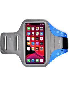Mobigear Easy Fit Handyhalterung Joggen Neopren Sporthülle Sportarmband - Large - Blau