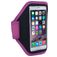 Mobigear Handyhalterung Joggen iPhone 6s Sporthülle Neopren Sportarmband - Magenta