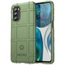 Mobigear Rugged Shield Motorola Moto G52 Hülle Flexibles TPU Backcover Stoßfest - Grün
