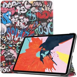 Mobigear Tri-Fold iPad Air 5 (2022) Hülle Klapphülle - Graffiti