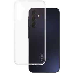 CARE by PanzerGlass Fashionable Durchsichtig Samsung Galaxy A15 5G Silikon Hülle Backcover - Transparent