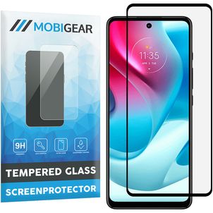 Mobigear Premium Motorola Moto G60s Panzerglas Gehärtetes Glas Displayschutz - Hüllenfreundlich - Schwarz