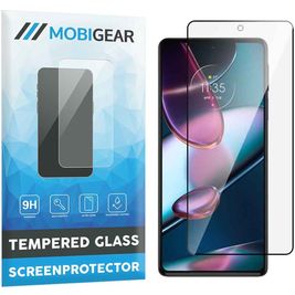 Mobigear Premium Motorola Edge 30 Pro Panzerglas Gehärtetes Glas Displayschutz - Hüllenfreundlich - Schwarz