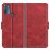 Mobigear Slim Magnet Motorola Moto G50 Hülle Klapphülle Geldbörse - Rot