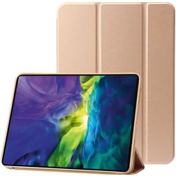 Mobigear Tri-Fold Gel iPad 10 (2022) Hülle TPU,Kunstleder Klapphülle - Gold
