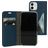Mobiparts Classic Wallet iPhone 12 Mini Hülle Klapphülle Geldbörse - Blau