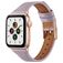 Mobigear Napoli Leder Apple Watch Armband Dornschließe - 49/46/45/44 mm - Lila
