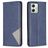 Mobigear Rhombus Slim Motorola Moto G54 Klapphülle - Blau