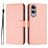 Mobigear Urban Wallet Samsung Galaxy S25 Edge Hülle Klapphülle Geldbörse - Pink
