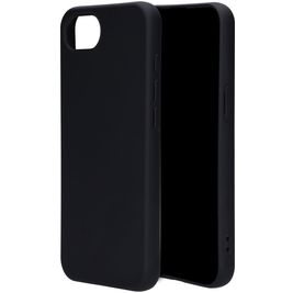 Mobiparts iPhone 16e Silikon Hülle Backcover - Schwarz