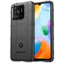 Mobigear Rugged Shield Xiaomi Redmi 10C Hülle Flexibles TPU Backcover Stoßfest - Schwarz