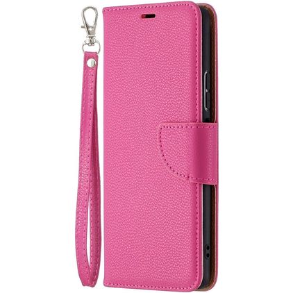 Mobigear Excellent Xiaomi Redmi Note 10 Pro Hülle Klapphülle Geldbörse - Magenta