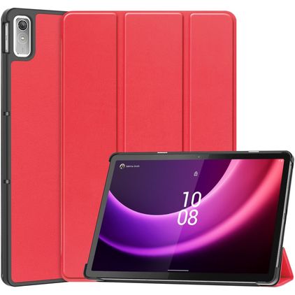 Mobigear Tri-Fold Lenovo Tab P11 Gen 2 Hülle Klapphülle - Rot