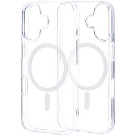 Mobiparts Hardcover Durchsichtig iPhone 16 MagSafe Hülle Hardcase Backcover - Transparent