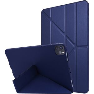 Mobigear Origami iPad Pro 13 Zoll (2025) Hülle Klapphülle - Dunkelblau