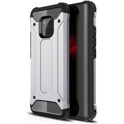 Mobigear Outdoor Huawei Mate 20 Pro Hülle Hardcase Backcover Stoßfest - Silber