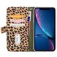 Mobilize Magnet Zipper iPhone XR Hülle Abnehmbare 2in1 Klapphülle Geldbörse - Leopard