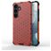 Mobigear Honeycomb Samsung Galaxy S24 Hülle Hardcase Backcover Stoßfest - Rot