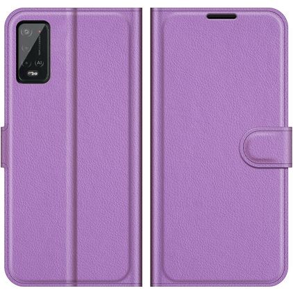 Mobigear Classic Wiko Power U20 Hülle Klapphülle Geldbörse - Lila