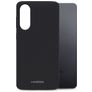 Mobilize Rubber Gelly Samsung Galaxy S25 Edge Hülle Flexibles TPU Backcover - Schwarz
