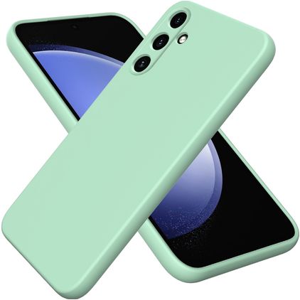 Mobigear Colors Samsung Galaxy A35 Silikon Hülle Backcover - Grün